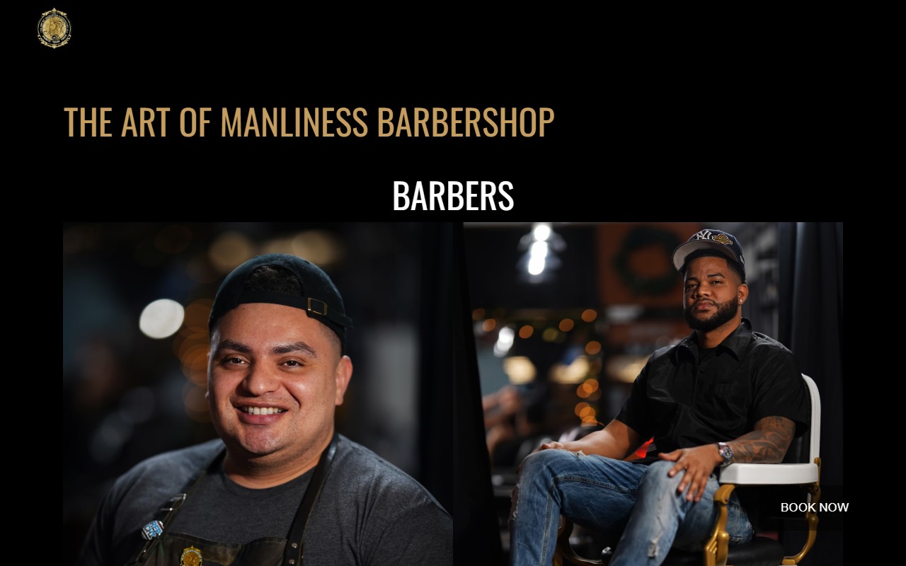 AOM Barbershop - Desktop